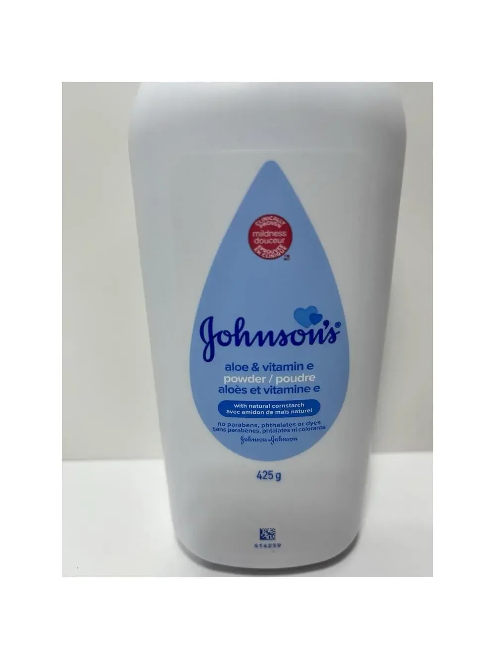 Johnson’s Baby Powder 425g Aloe & Vitamin E – New Sealed Fresh Scent